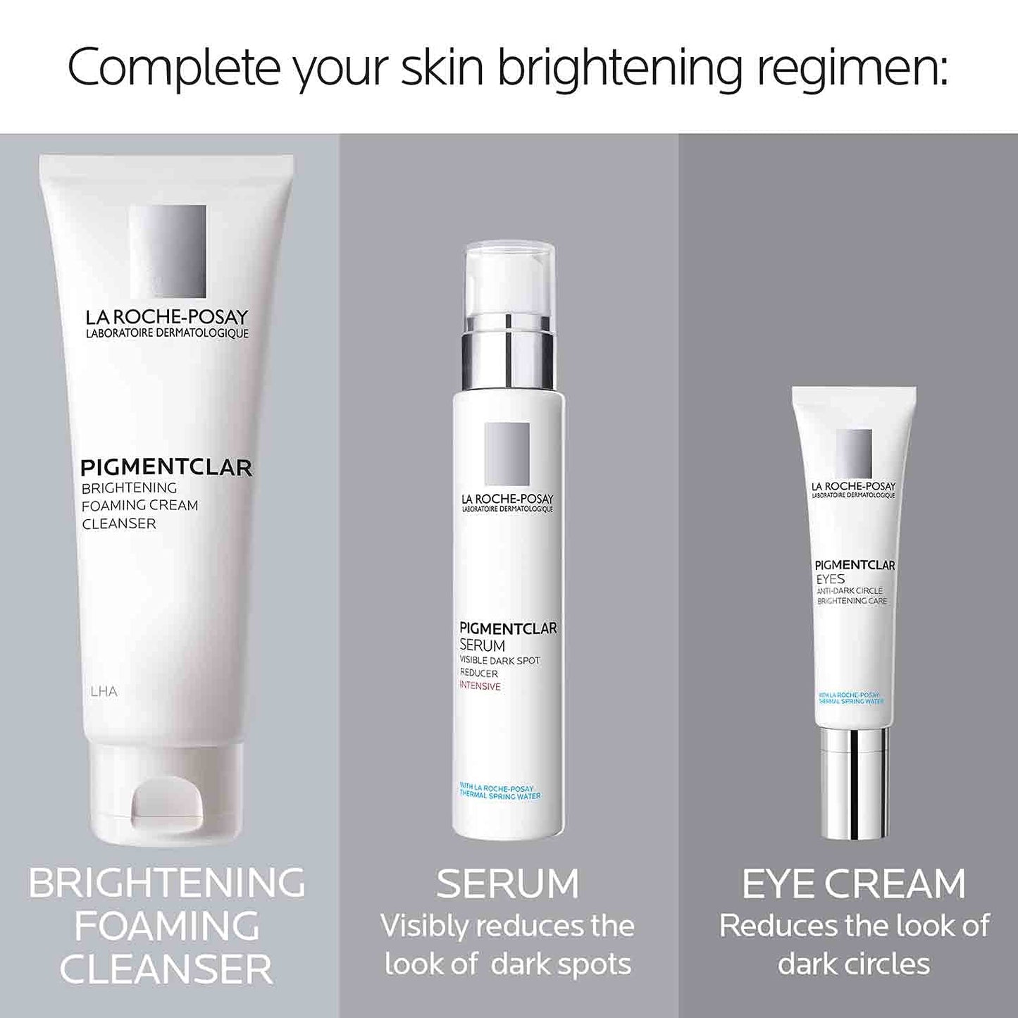 La Roche-Posay Pigmentclar Dark Circles Eye Cream with Caffeine, Brightens Under Eye Area and Targets Dark Circles