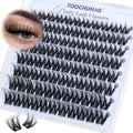 Fluffy Lash Clusters D Curl 10-16mm Faux Mink Eyelash Extensions