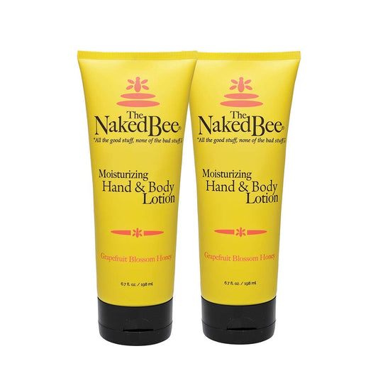 The Naked Bee Grapefruit Blossom Honey Hand and Body Lotion, 6.7oz - 2 Pack