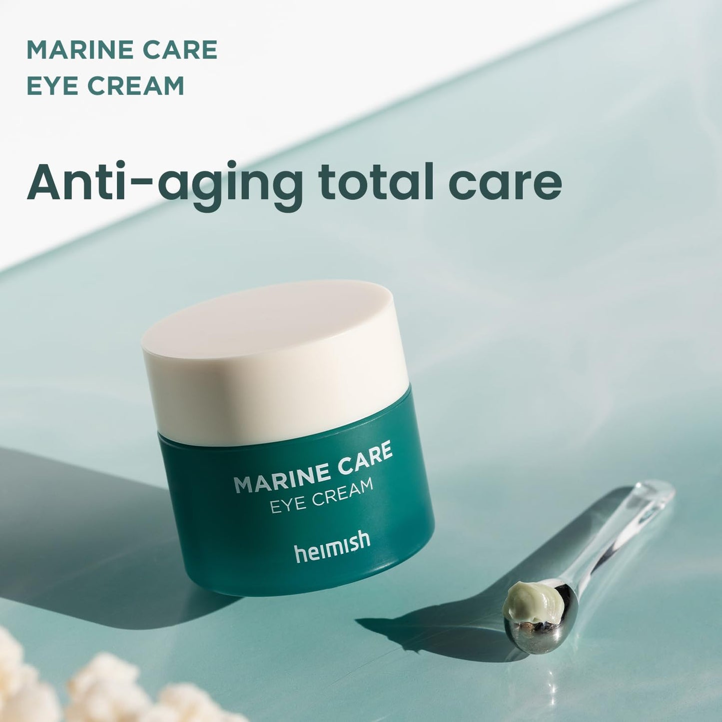 HEIMISH Marine Care Eye Cream 1.01fl.oz/30ml for Dark Circles and Wrinkles | Plant Stem Cell, Lifting, Eye Concentrate, Soothe Irritated Skin, Energizes Dry Skin