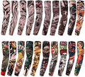 Temporary Tattoo Sleeves 20 Pack - Fake Arm Tattoo Designs