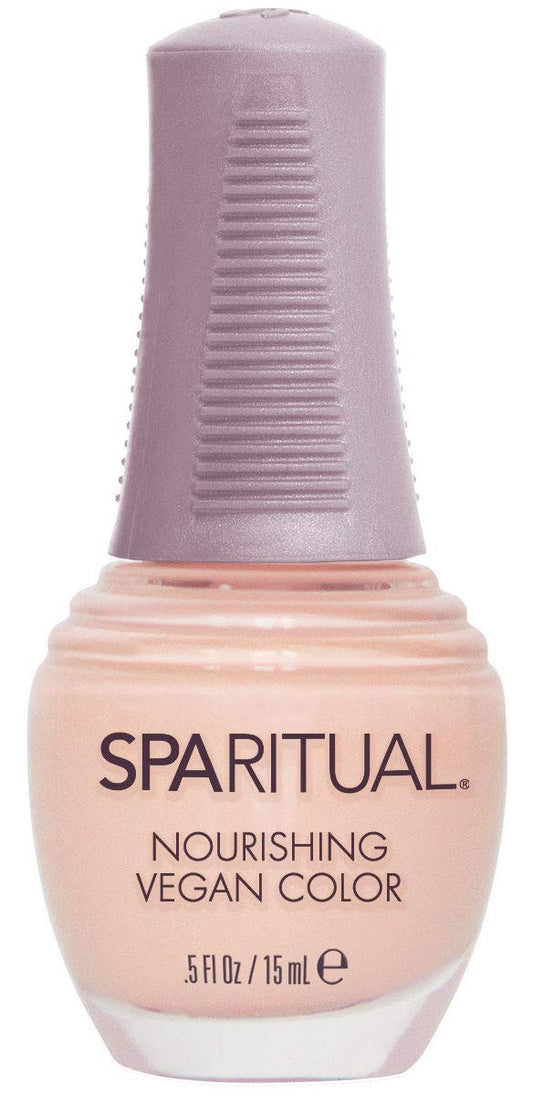 SpaRitual Nourishing Vegan Nail Color | Slow Beauty 0.5 fl oz | One-Step Nail Polish Formula