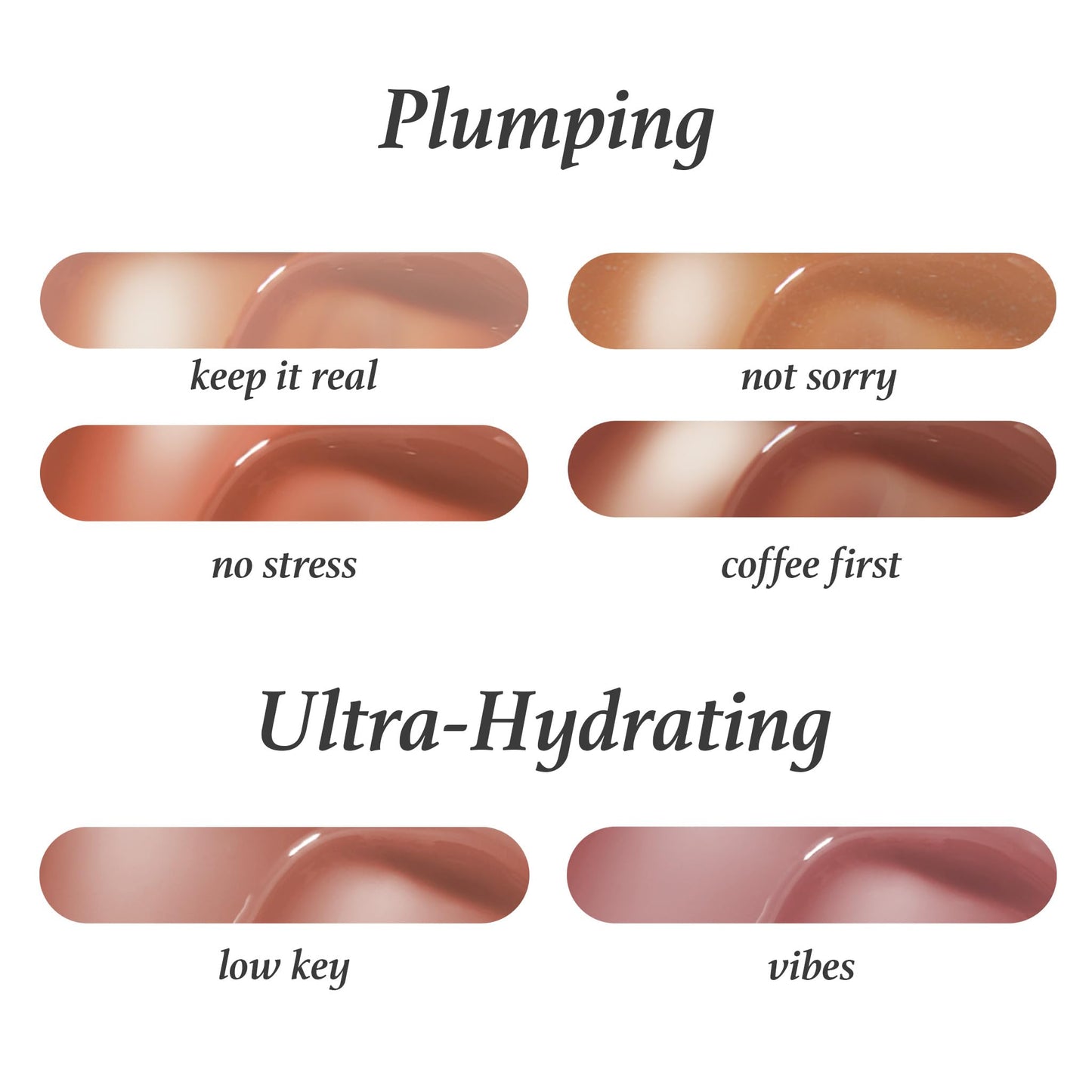 Julep So Plush Plumping Lip Gloss - Coffee First- High-Shine Hydrating Lightweight Lip Color - Non-Sticky Formula - Vitamin E Soothes and Repairs Lips