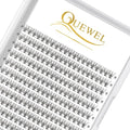 QUEWEL 10D Cluster Lashes 240Pcs - 11mm DIY Eyelash Extensions