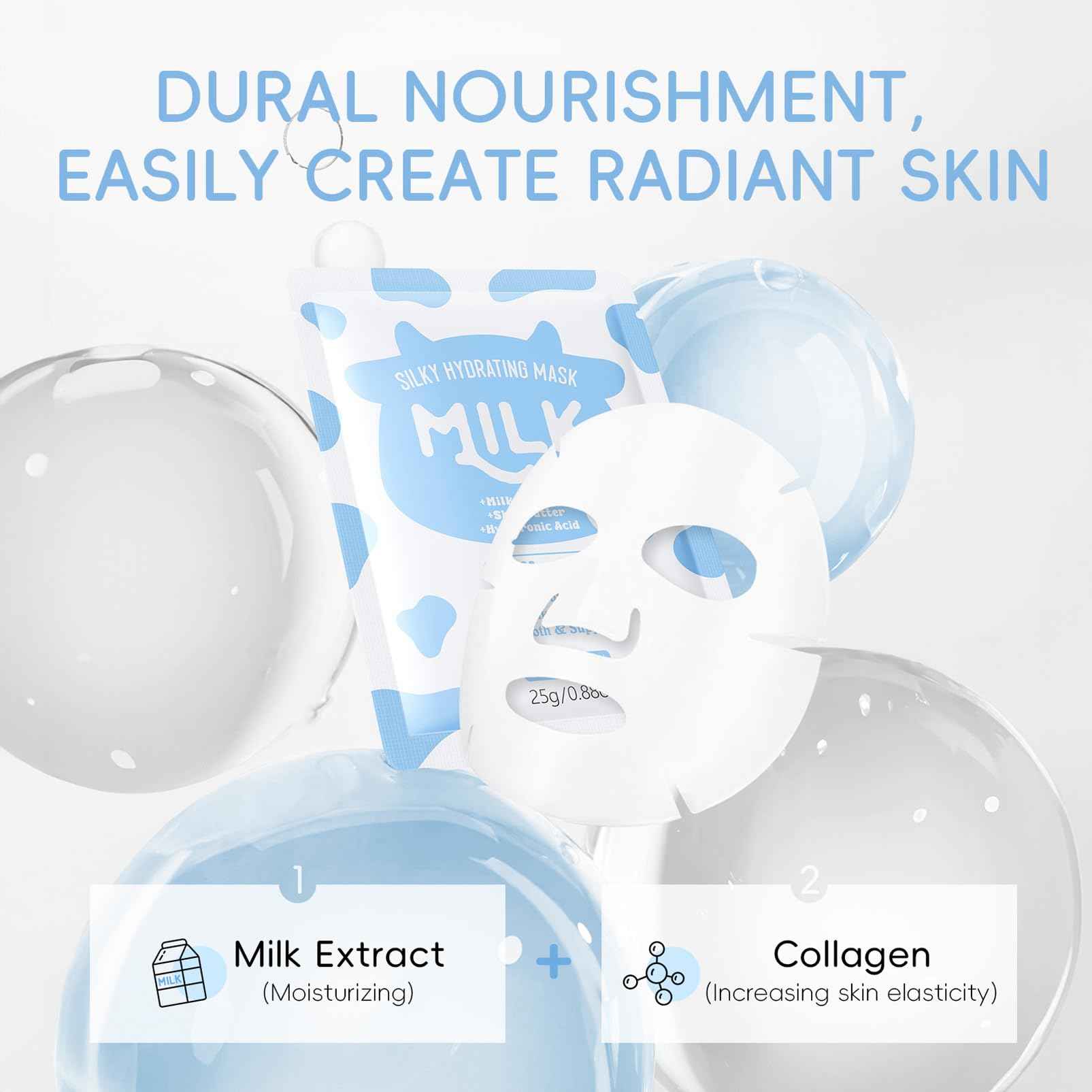 Milk Skincare Sets for Teen Girls,10IN1 Skin Care for Teens 10-12,Milk Skin Care Routine Kit for Women,Girls 10-12,Teen Skin Care Kit,Mother Day Gifts,Moisturizing & Gentle (One Size, Milk StyleB)