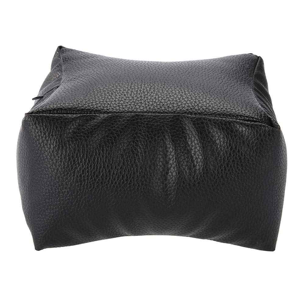 Hand Rest Cushion Pillow Nail Art Design, Hand Pillow Washable Soft PU Arm Rest Cushion Manicure Tool Salon Beauty Accessory (black)