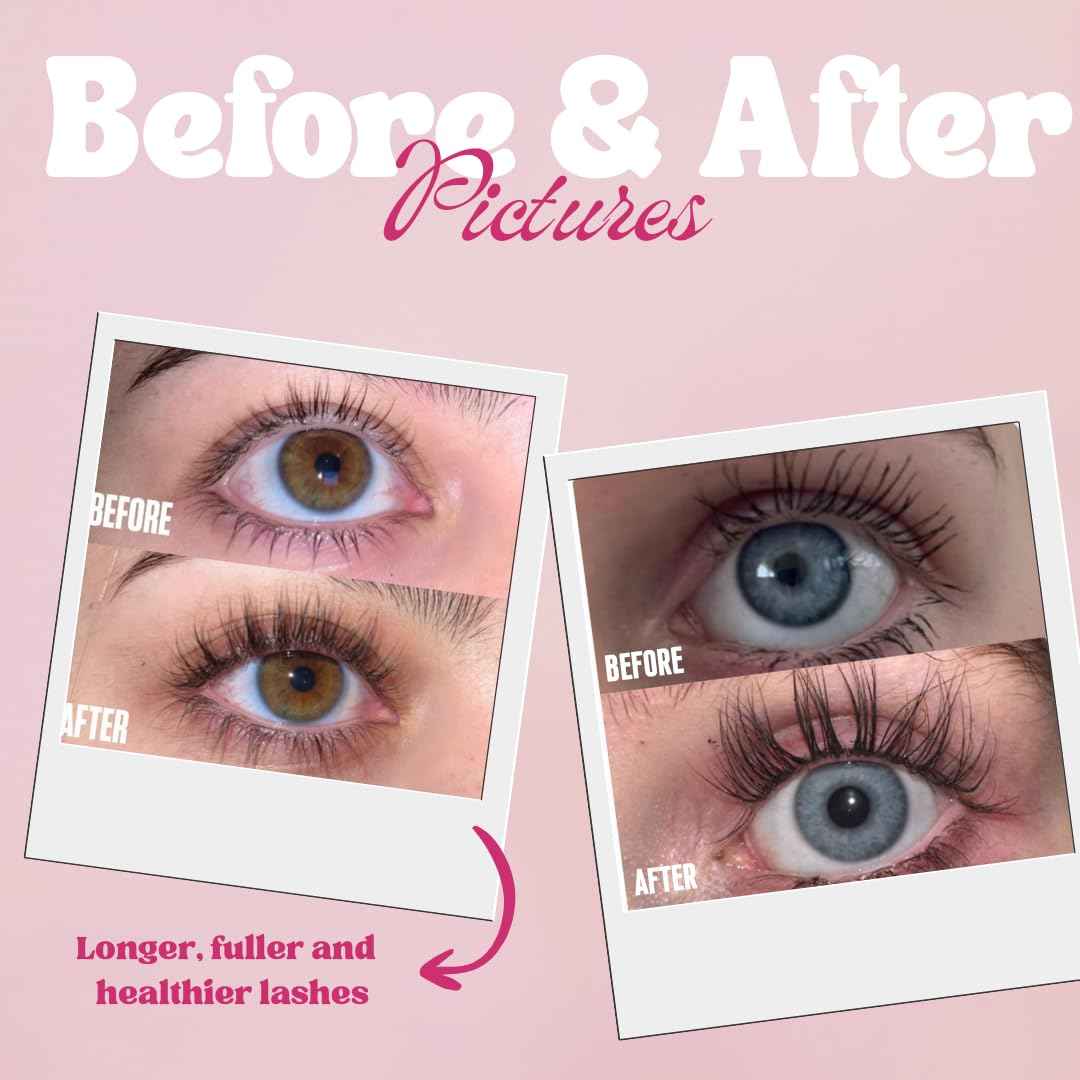 ORYA BEAUTY - Advanced Eyelash Growth Serum - Boosts Length, Thickness, & Strength with 100% Natural, Vegan Ingredients - Nourishes, Strengthens, & Irritation-Free Lashes for Fuller, Healthier Look