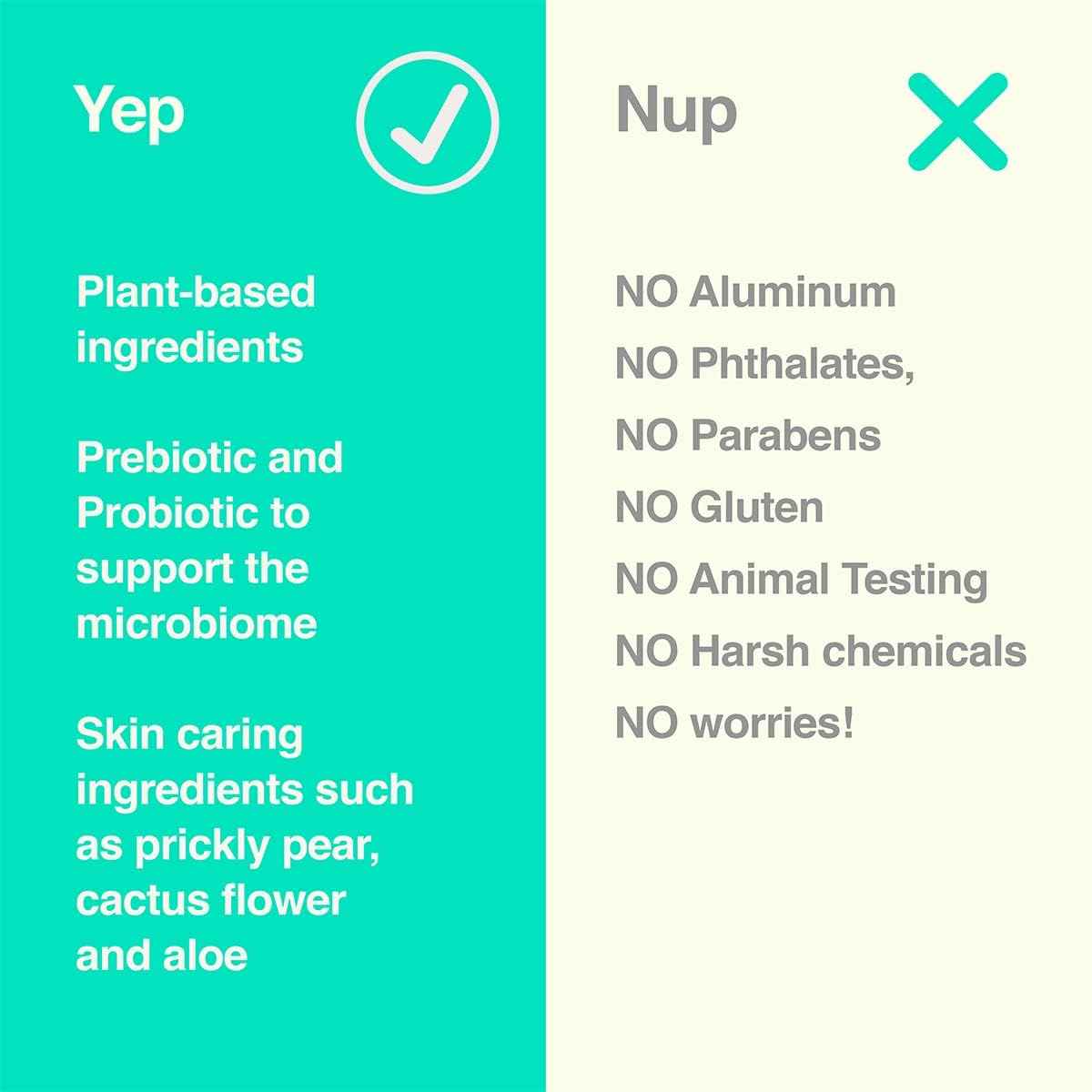 Hume Supernatural Probiotic Roll‑On Deodorant, Aluminum‑Free & Plant‑Based, Gentle on Sensitive Skin, Quick‑Drying, Long‑Lasting Sweat & Odour Protection for Teens & Adults Desert Bloom - 2-Pack