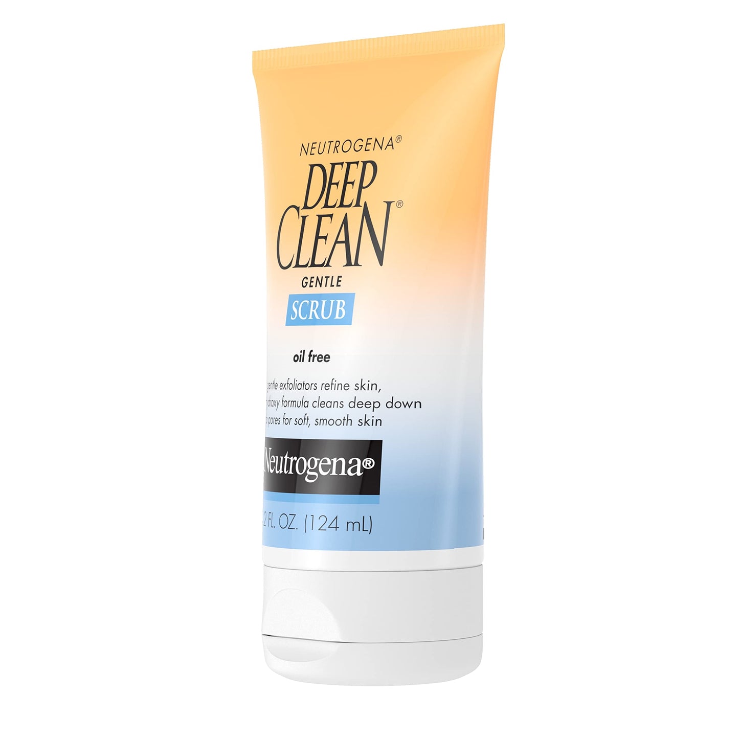 Neutrogena Deep Clean Gentle Daily Facial Scrub, Oil-Free Cleanser, 4.2 Fl Oz (Pack of 2)