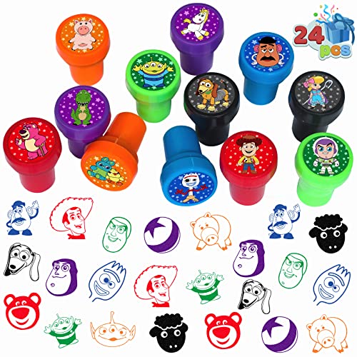 24 Toy Inspired Story Themed Stampers for Birthday Parties