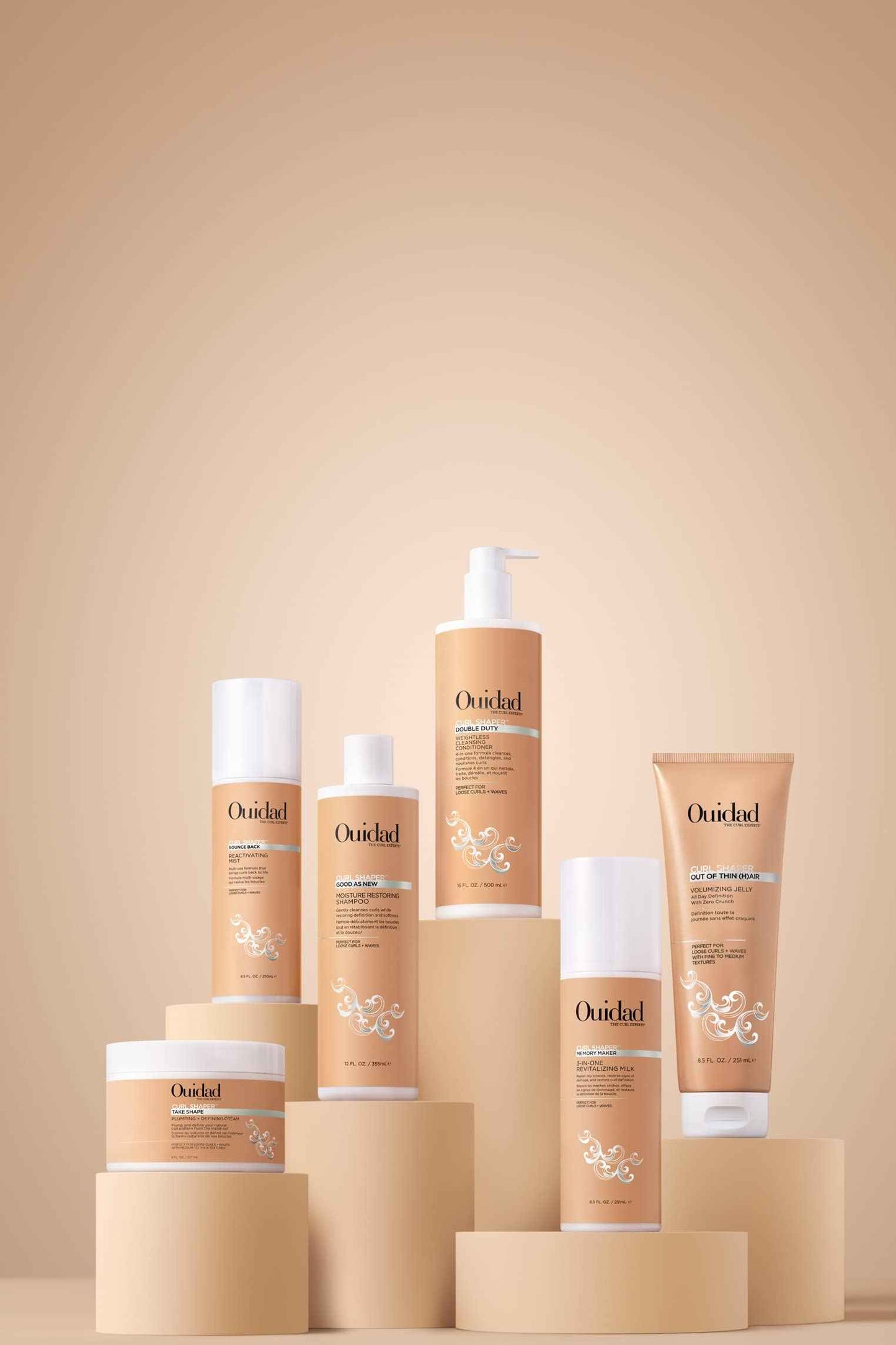 Ouidad OUIDAD Curl Shaper Memory Maker 3-in-One Revitalizing Milk, 8.5 oz., 8.5 Fl Oz (Pack of 1) (94508)