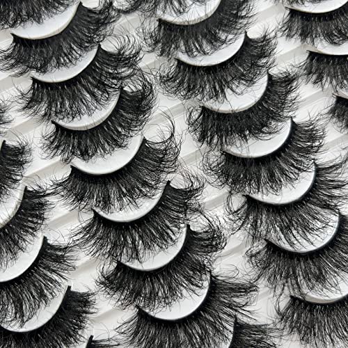 Mink Eyelashes 20MM Fluffy 3D Natural Look - 20 Pairs