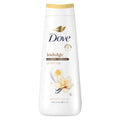 Dove Vanilla Body Wash 20 oz - Hydrating Moisturizing Shower Gel, Pack of 1