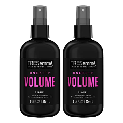TRESemmé One Step 5-in-1 Volumizing Hair Styling Mist 2 Count For Fine Hair Hair Care Product for Soft, Weightless Volume 8 oz