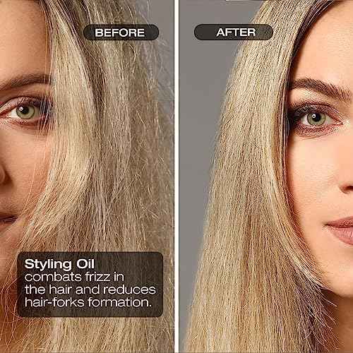 NK Professional Care Styling Oil | High Tech Silicone for Hair | Shines without greasing | Shiny, Soft and Silky hair | 120ml | 4 oz.