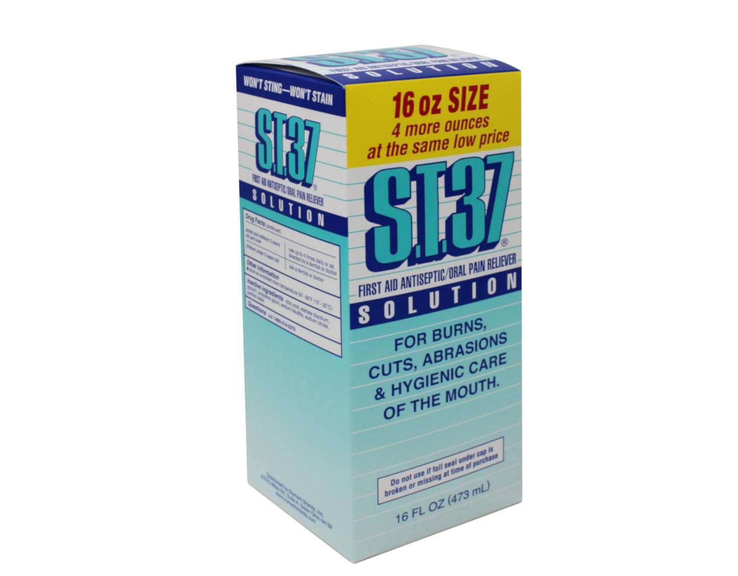 ST 37 First Aid Antiseptic Solution, 16 Oz. (Pack of 2)