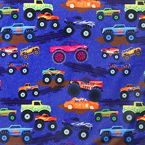 Monster Truck Barber Cape for Toddlers – Kids Haircut Cape