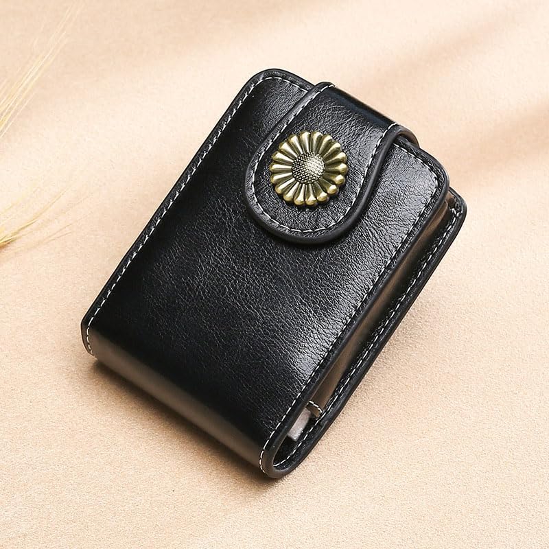 Ximimark 2pc Vintage Lipstick Case with Mirror - Cowhide