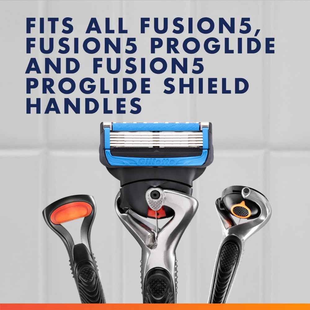Gillette ProGlide Chill Razor Refills for Men, 8 Blade Refills