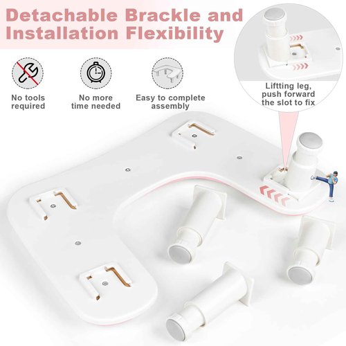 Arm Rest for Nails Tech,Height-Adjustable U Shaped Manicure Nail Arm Rest,Big Microfiber PU Leather Hand Rest for Nails Tech, Professional Salon Manicure Arm Rest Cushion (pink)