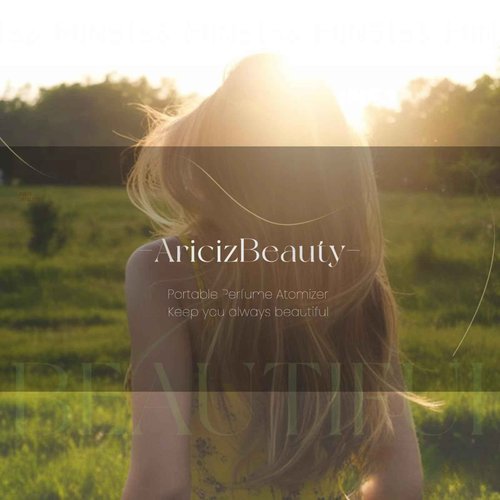 AricizBeauty Travel Refillable Perfume Fragrance Atomizer 0.17fl.oz/5ml. Cologne Pocket Recyclable Portable Sprayer Bottle. Mini Scent Pump Case Dispenser Perfume Container (DEEP GREY + ROSE GOLD)