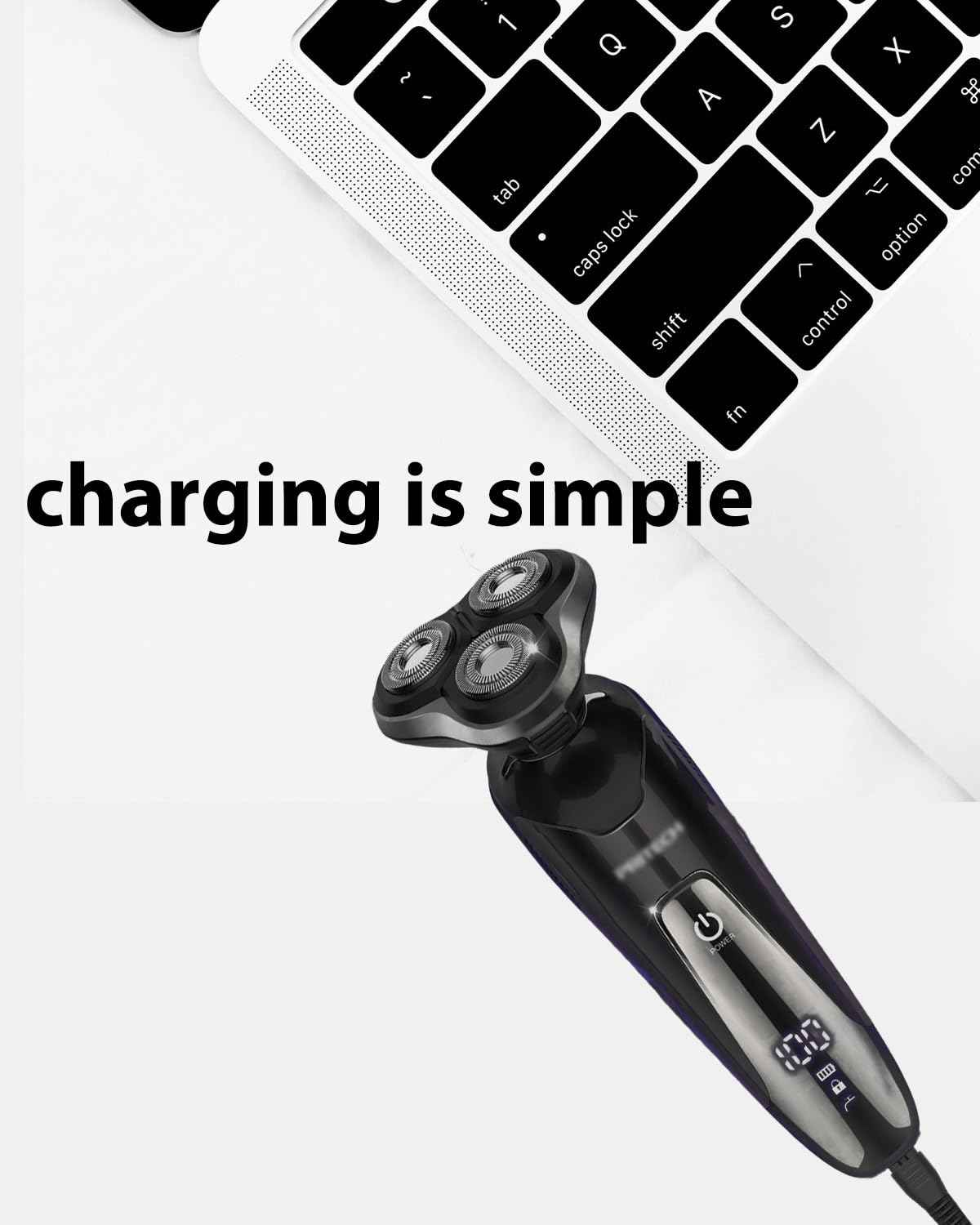 wotdmu USB Charging Cord Compatible with Pritech Electric Hair Shaver and Callus Removers, 5V 1A Charger Fit PR-2614 LD-8001 PR-2188 PR-2990 PR-8003 RSM-1577 RSM-1699 RSM-1505 RSM-1928C BCM-1138