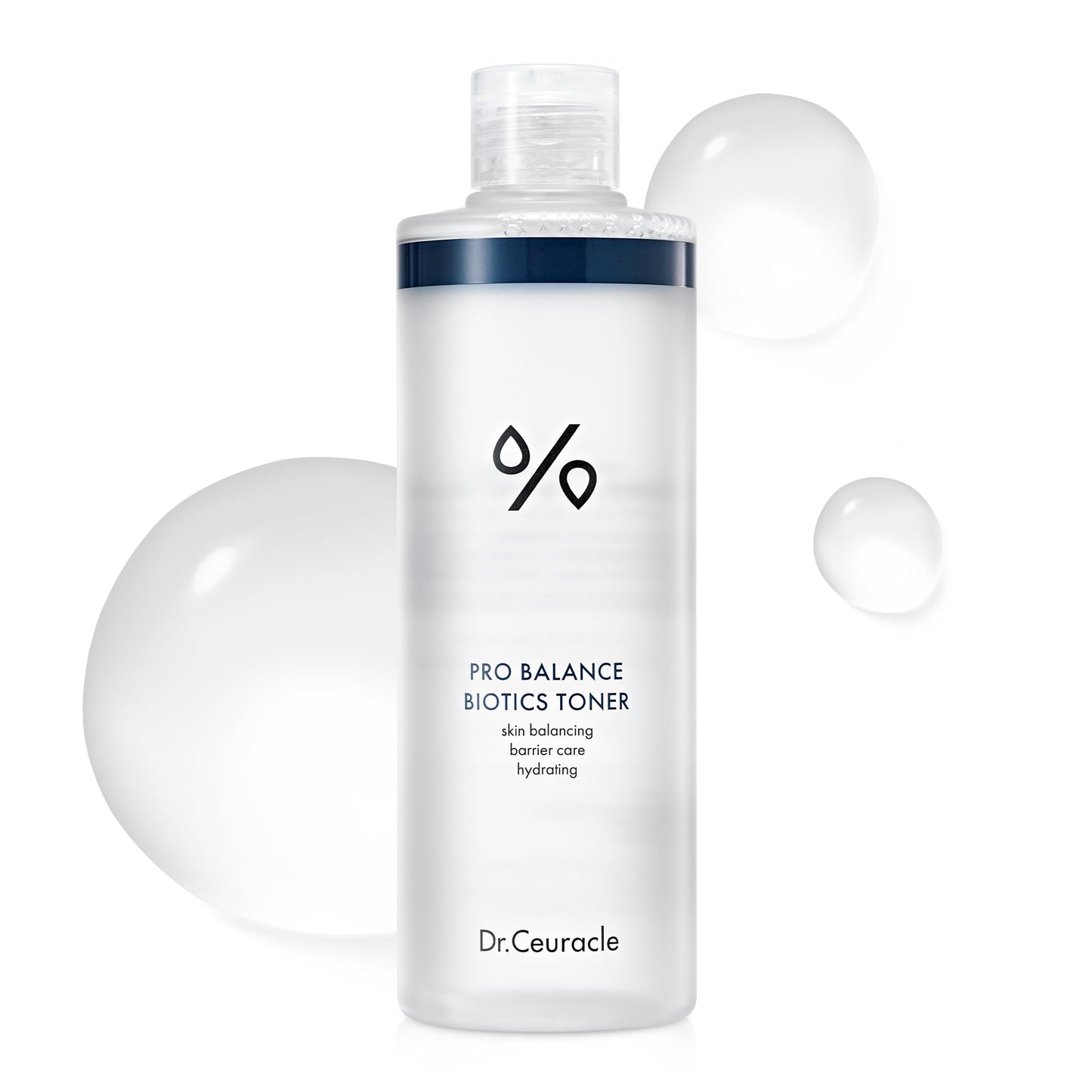 Dr.Ceuracle Pro Balance Biotics Toner - pH Balance Hydrating Daily Toner for Face, Fragrance-Free Korean Skincare Facial Toner with 6-Probiotics, Theanine, Milk Lipids (300ml / 10.14 fl. oz.)