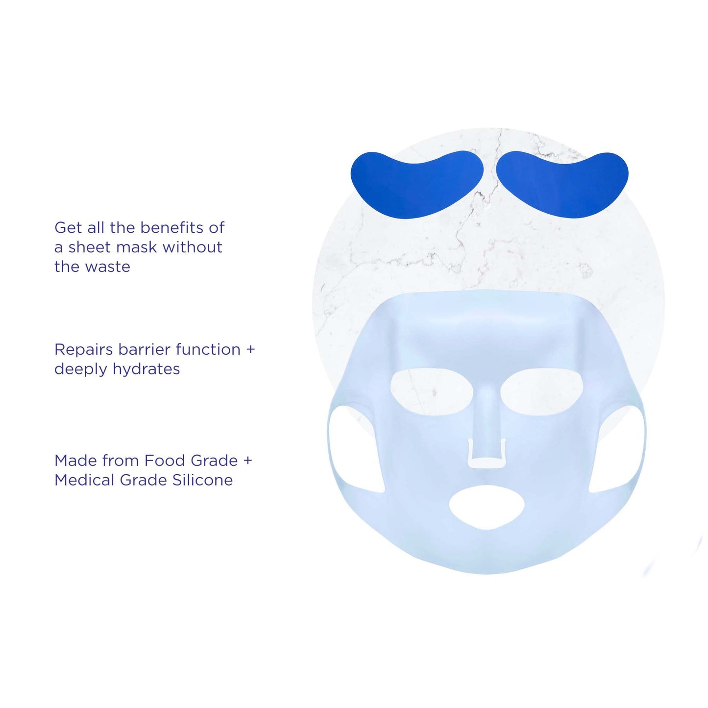 Province Apothecary Women's Reusable Silicone Sheet Mask Set, One Size