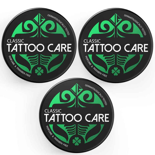 TATTOO CARE Makra Classic – Unscented Aftercare Ointment - for New & Older Tattoos – Deeply Moisturizes and Refreshes – Enhances Colors, Prevents Ink Fading -1.23 Oz (Pack of 3)