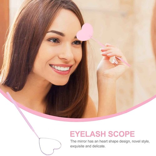 BUCICE Professional Large Mirror for Eyelash Extension & Makeup - Detachable, Stainless Steel Lash Mirror Tool