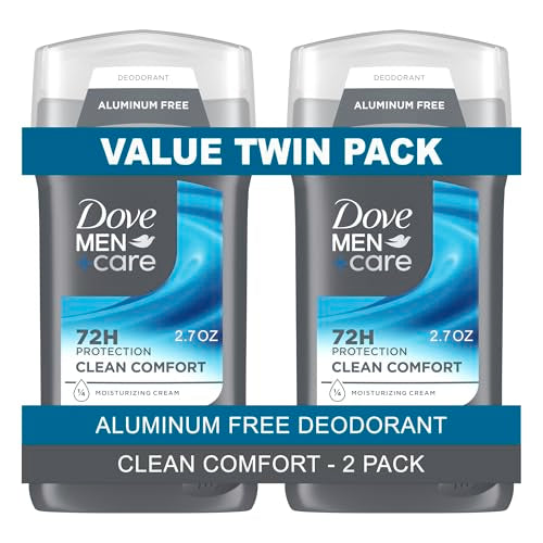 Dove Men+Care Deodorant Stick Twin Pack, 72H Protection
