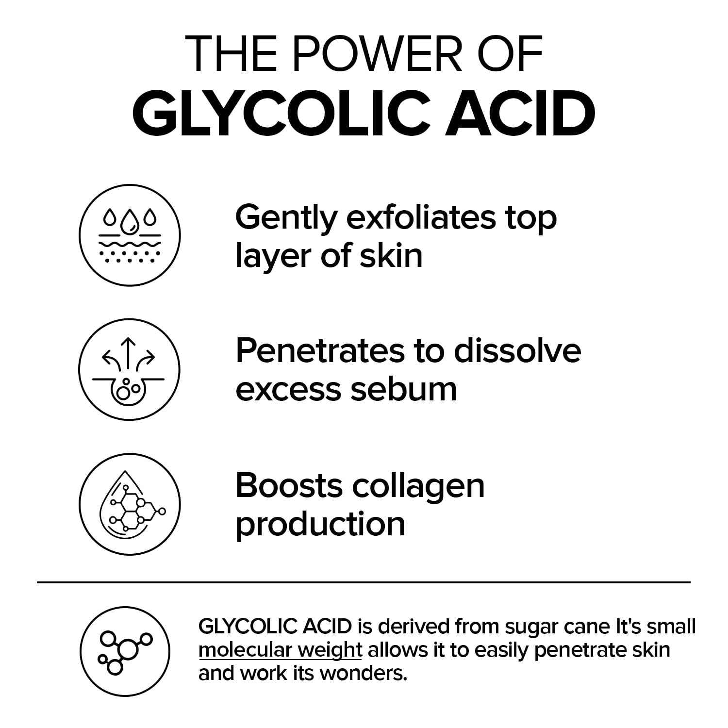 Glycolic Acid 15% Anti-Aging Wrinkle Cream- Reduces the Appearance of Fine Lines, Wrinkles, Age Spots, Dark Spots. Exfoliates, Smoothes Skin Texture, Tone & Improves Dull Looking Complexion.