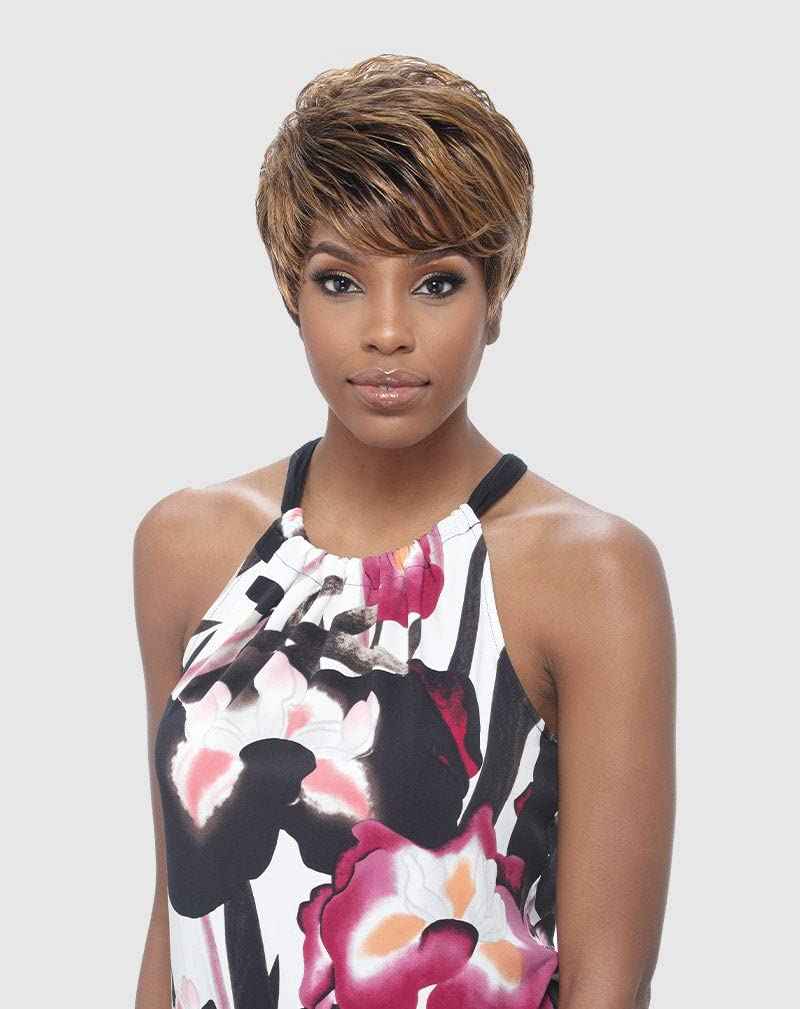 AUSTIN (SAND) - VANESSA FIFTH AVENUE SYNTHETIC HAIR SHORT WAVY WIG
