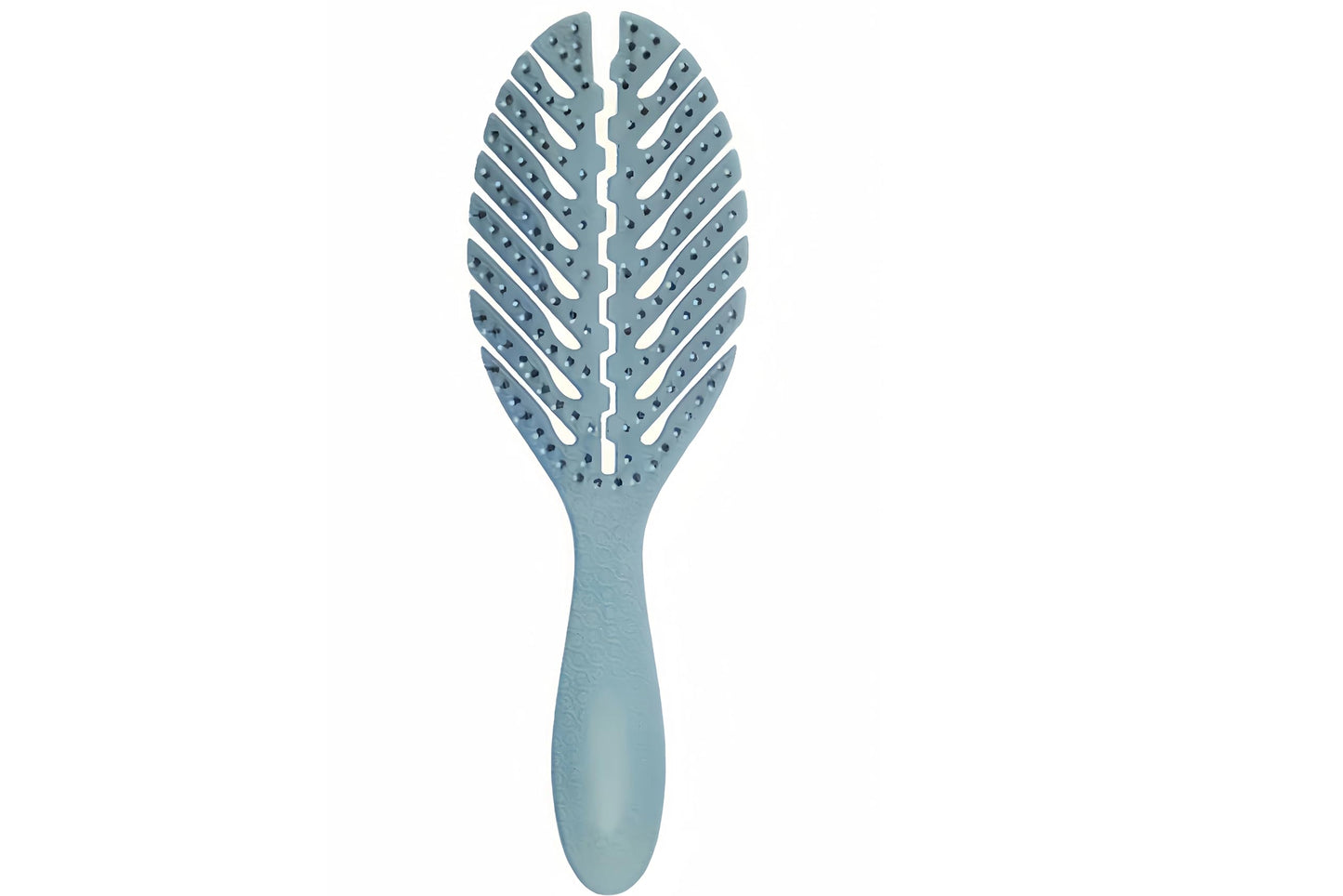 Natural Detangler Hair Brush for Wet and Dry Hair, All Hair Types - Eco-Friendly and Sustainable - Made from 100% Recycled Wheat Straw (Blue)