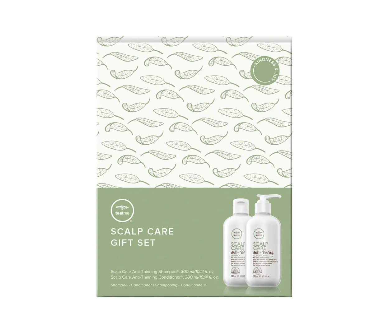 Tea Tree Scalp Care Holiday Gift Set, Shampoo + Conditioner, For Fine + Thinning Hair