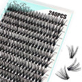 Cluster Lashes 14-18mm 240pcs DIY Eyelash Extensions