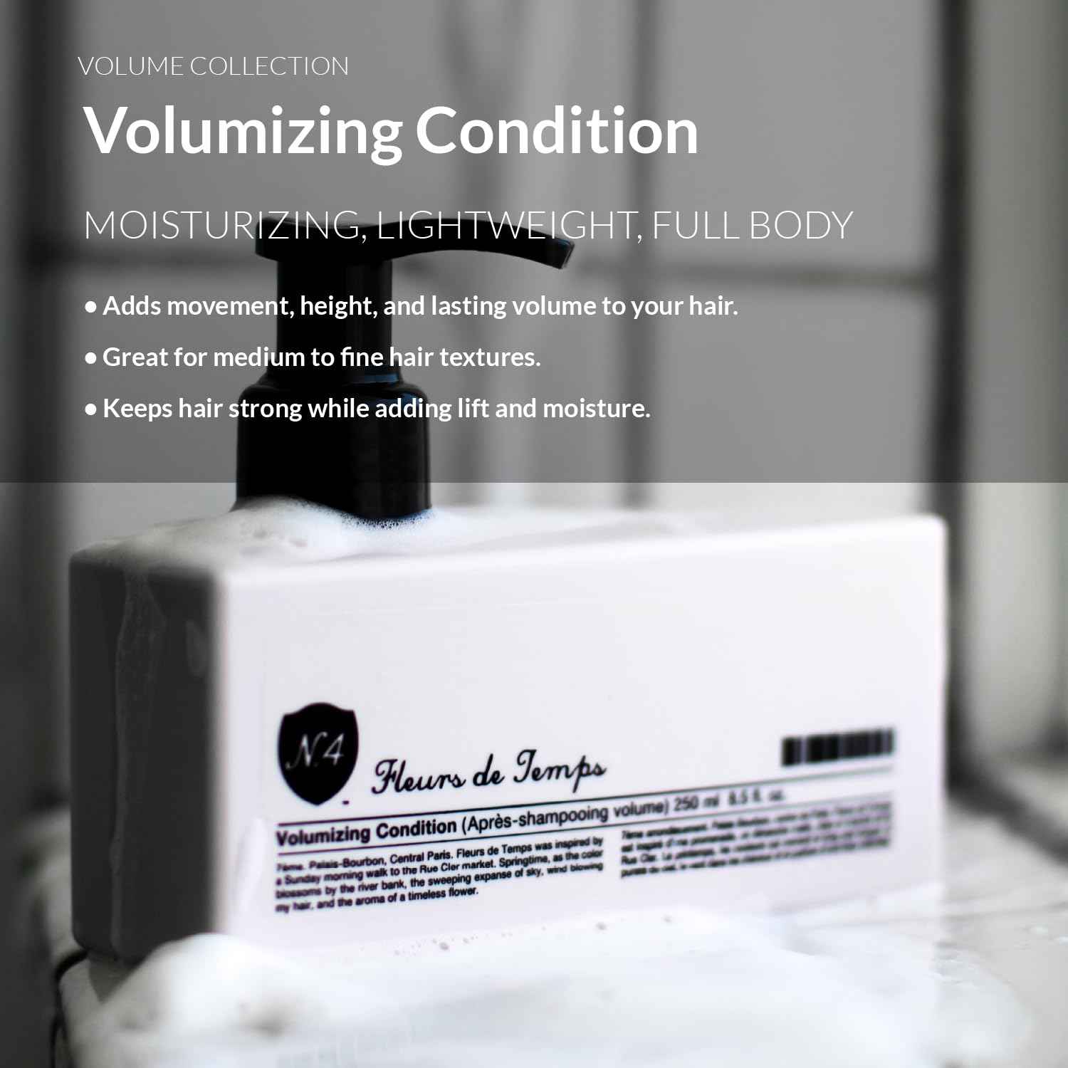 Number 4 Hair Conditioner, Volumizing Conditioner, Volumizing Condition, 8.5 oz