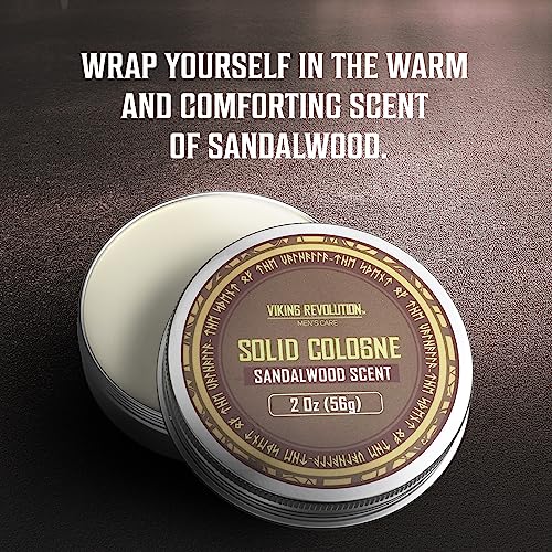 Viking Revolution Sandalwood Solid Cologne for Men - 2 oz