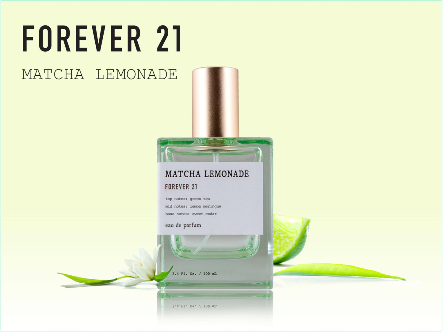 Forever 21 Matcha Lemonade Eau de Parfum, 3.4 fl. oz