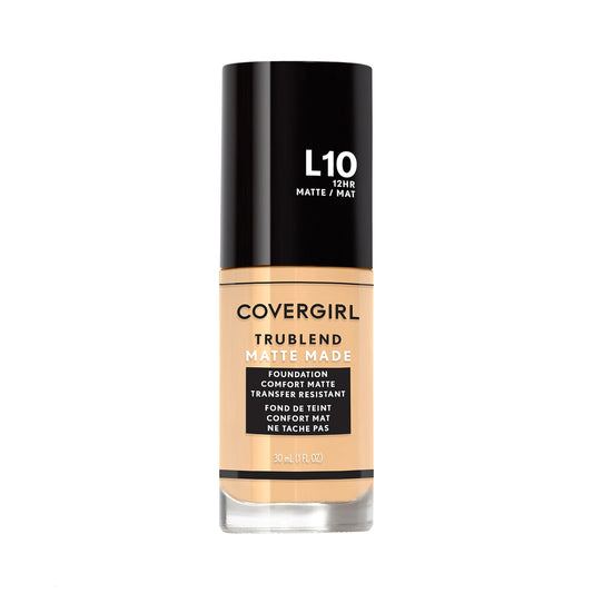 COVERGIRL TruBlend Matte Made Liquid Foundation, Fair Porcelain, 1 Fl Oz