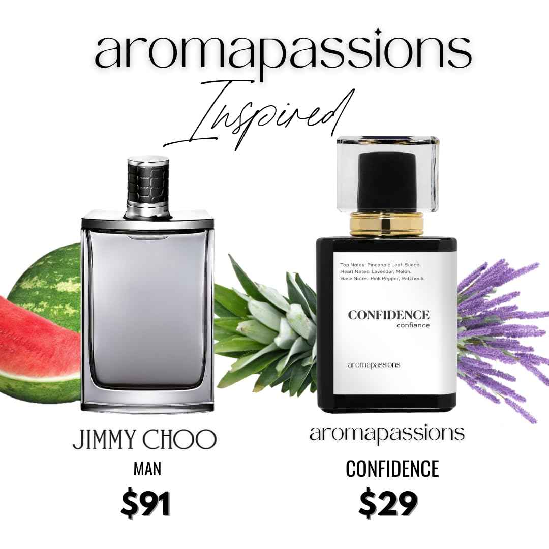aromapassions CONFIDENCE | Extrait De Parfum | Long Lasting Dupe Clone Perfume Cologne | Essential Oil Fragrance | Perfume De Hombre | (30 ml / 1 Fl Oz)