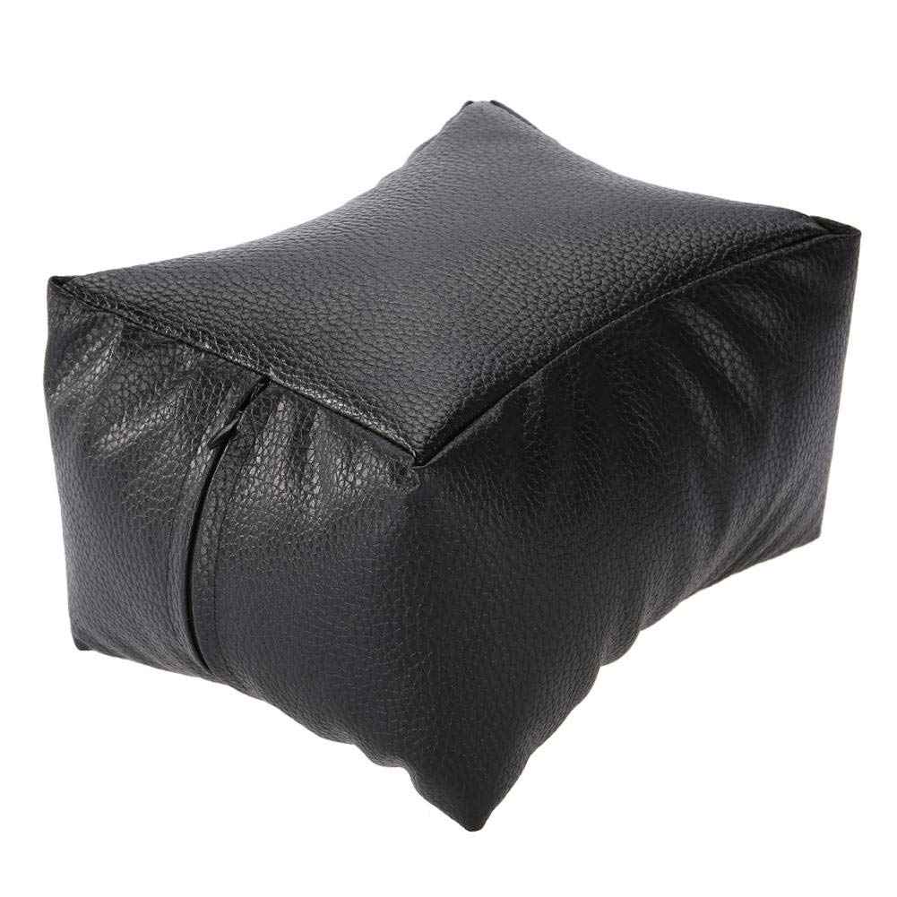 Hand Rest Cushion Pillow Nail Art Design, Hand Pillow Washable Soft PU Arm Rest Cushion Manicure Tool Salon Beauty Accessory (black)