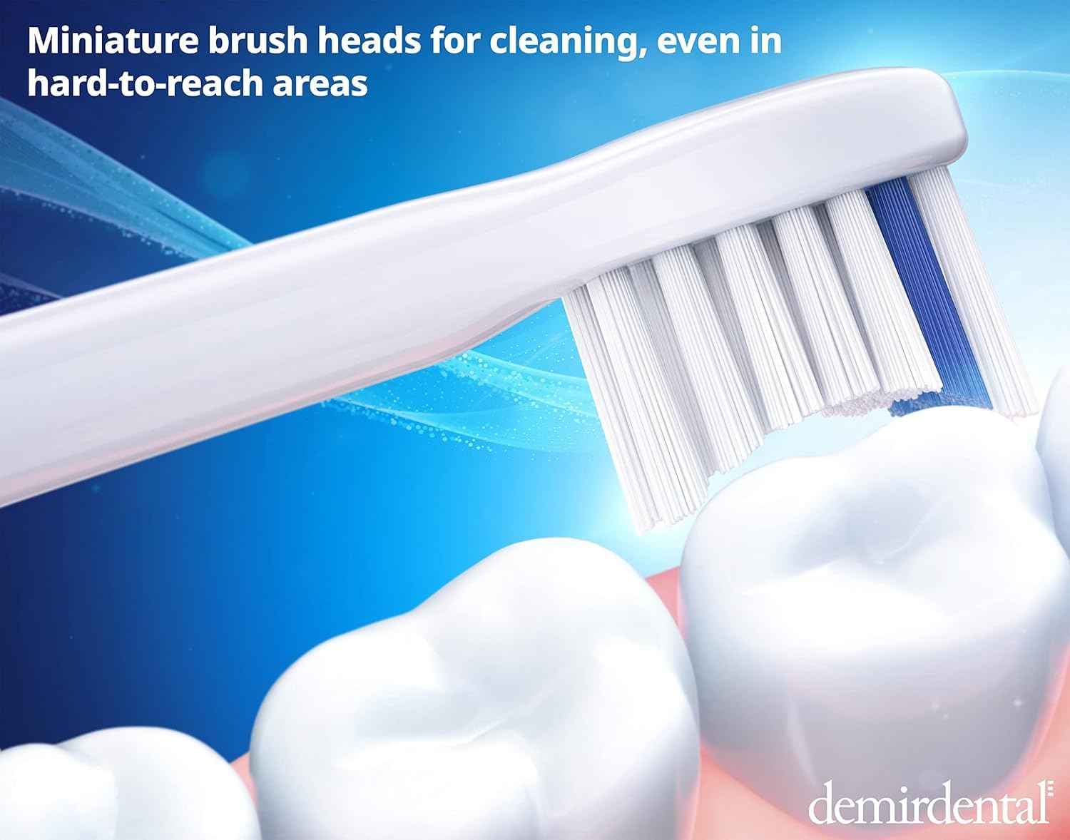 Toothbrush Heads Mini Extra Soft Compatible with Philips Sonicare Toothbrush Heads - Soft & Small Replacement Heads for Sensitive Teeth - Gentle Brush Heads - White - Replaces HX6088e-8 Pack