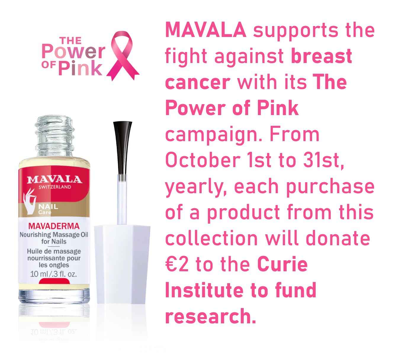 Mavala Mavaderma Nourishing Massage Oil for Nails, Nail Care, Nail Hardener, Cuticle Oil Nail Growth, Moisturizing & Healing Treatment for Cracked Nails & Rigid Cuticles (0.3 Ounce)