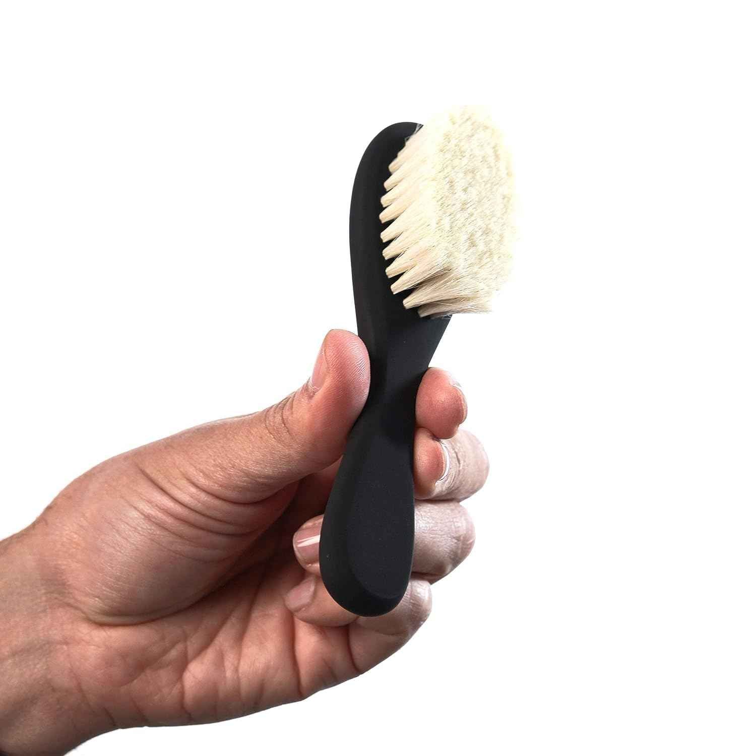 L3 Clipper Brush - Soft Bristles for Comfort - Compact and Elegant Design - Hair Stylist and Barbers - Mini (3 Pack)