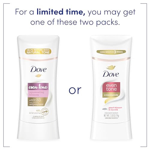 Even Tone Antiperspirant Stick - Peach Blossom & Rice Milk, 3-Pack