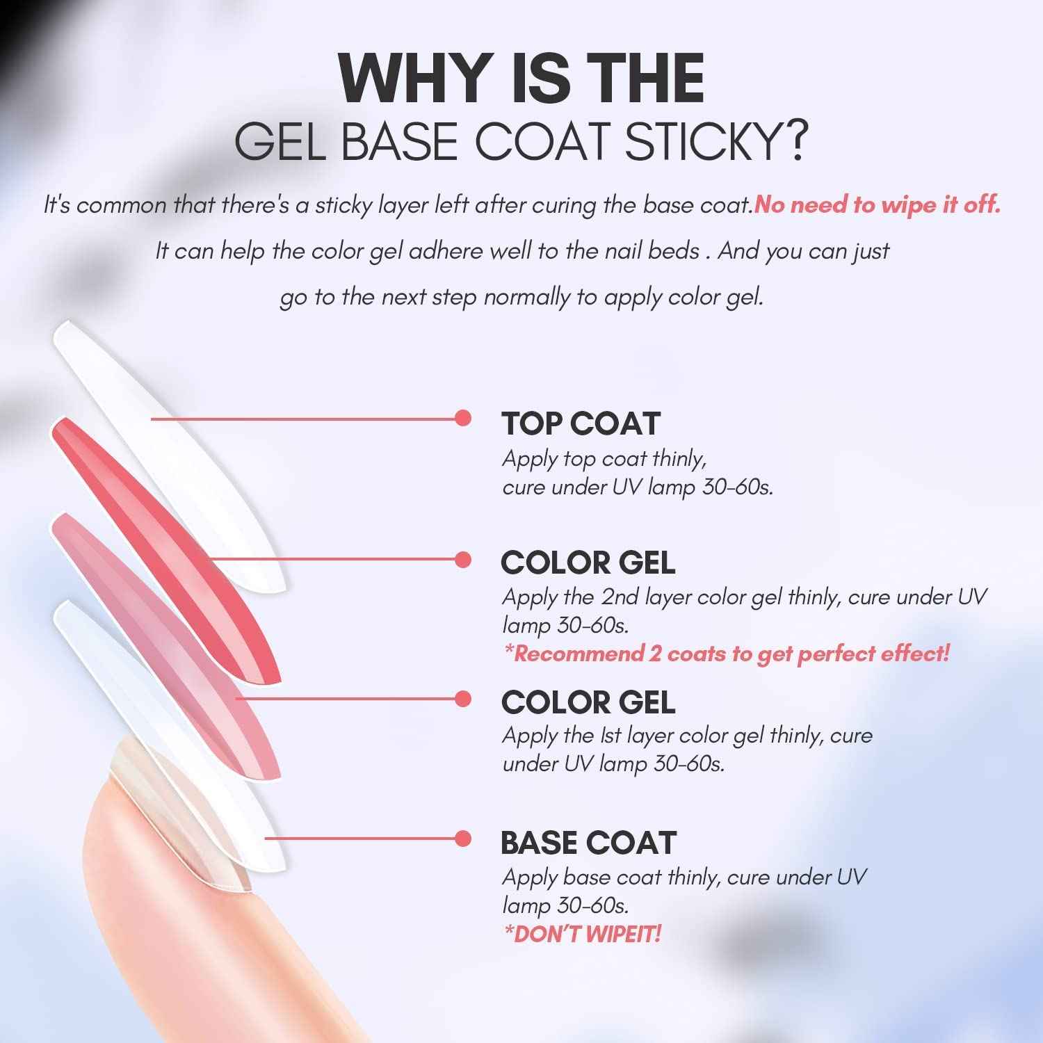 Makartt Nail Primer Natural Nail Dehydrator Primer for Acrylic Nails Gel Polish Bundle Peel Off Base Coat, 15ml UV Gel Base Coat Nail Polish Peelable Base Gel