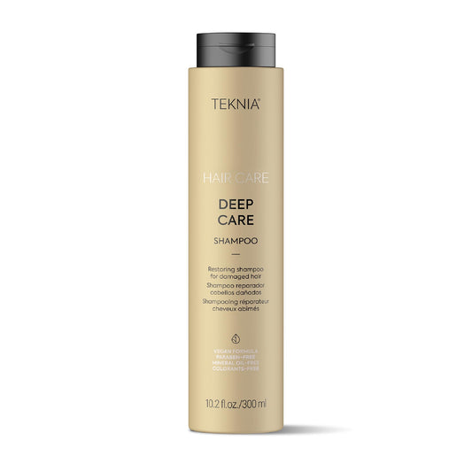 LAKMÉ Teknia Deep Care Shampoo, Repairing Shampoo for Damaged Hair, 10.2 Fl Oz