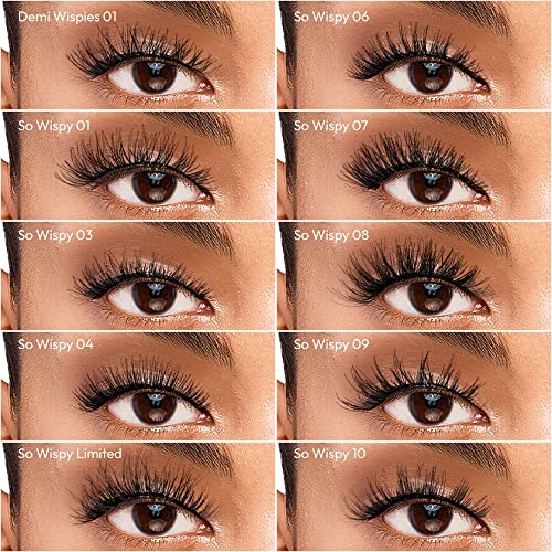 i•ENVY 10 Pairs Wispy Human Hair Eyelashes Multipack