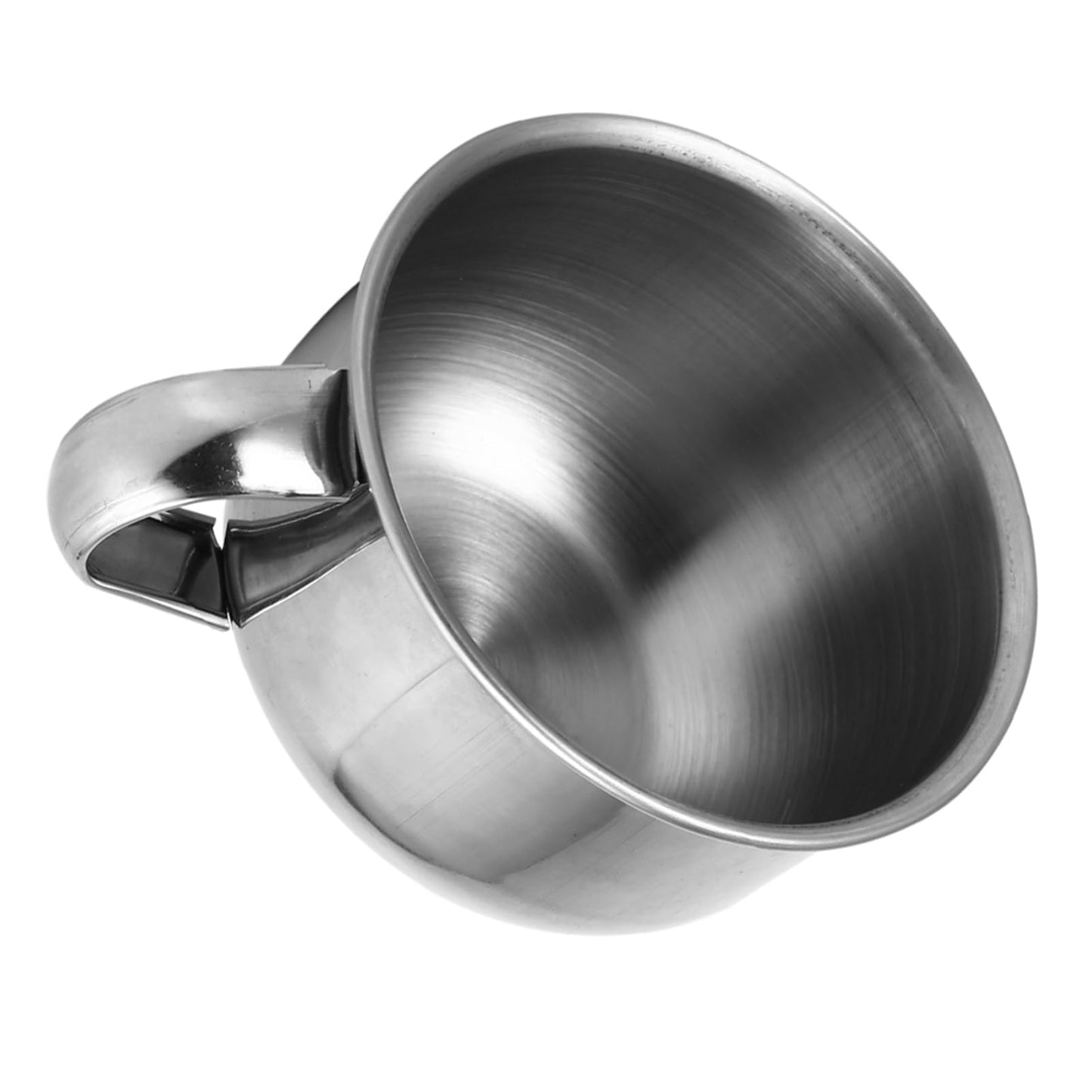 Moofey Shaving Soap Bowl, Shaving Mug, Stainless Steel Soap Bowl with Handle for Man